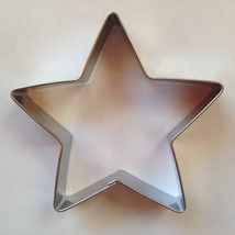 Csillag sütikiszúró forma 5 ágú 7,4 x 7,4 cm