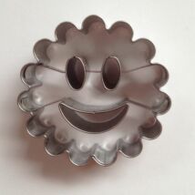 Linzer kiszúró smiley mosolygós virág 5 cm (linzer felső)