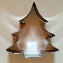 Mézeskalács fenyőfa karácsonyi szaggató forma 7,5 cm