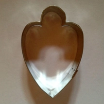 Szív karácsonyfadísz sütikiszúró, szaggató forma 6,5 cm