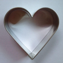 Szív linzer kiszúró, sütikiszúró 5,4 cm