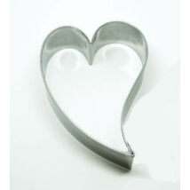 Ferde szív sütikiszúró forma 6,9 cm Valentin napra