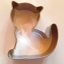 Ülő cica állatos mézeskalács kiszúró forma 5 cm