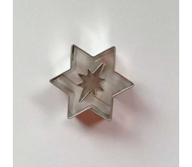 Linzer kiszúró csillag család 4,5 cm