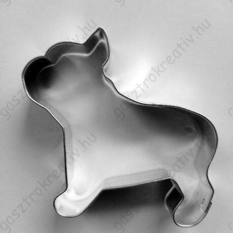 Bulldog sütikiszúró kutya forma 6,5 x 6,5 cm