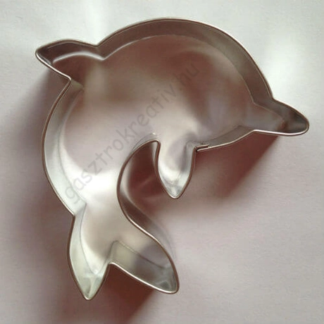 Delfin kiszúró, sütikiszúró forma 6,5 cm