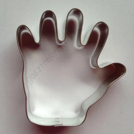 Kéz mézeskalács kiszúró forma 7,2 cm