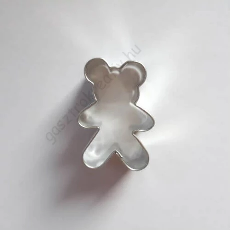 Kis maci sütikiszúró, mézeskalács figura 3,5 cm