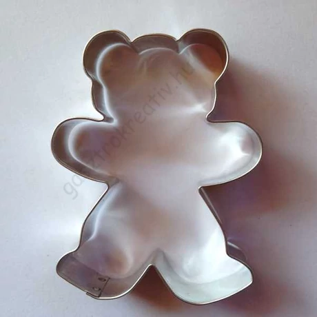 Mackó sütikiszúró, mézeskalács figura 7,8 x 6 cm