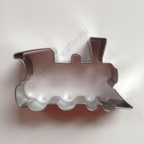 Vonat mozdony sütikiszúró forma 3,5 x 6 cm