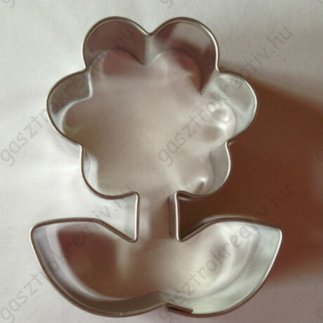 Margaréta virágszál sütikiszúró forma fém 5,5 cm
