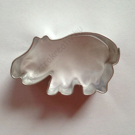 Víziló kiszúró, sütikiszúró forma 5 cm